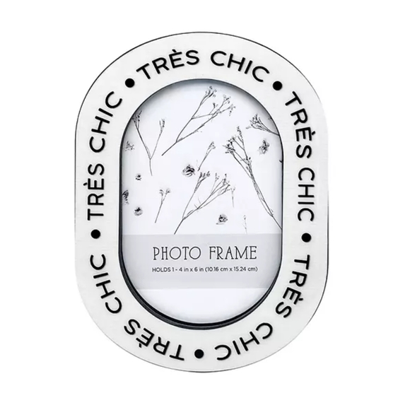 *FWP!~ "Tres Chic" Oval Picture Frame- NEW! - Picture 2 of 5